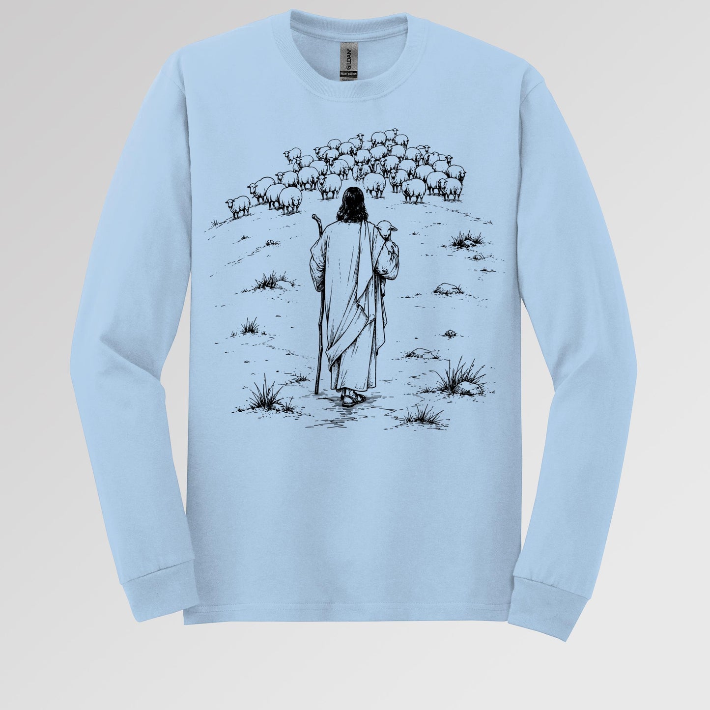 Jesus and Sheep 01