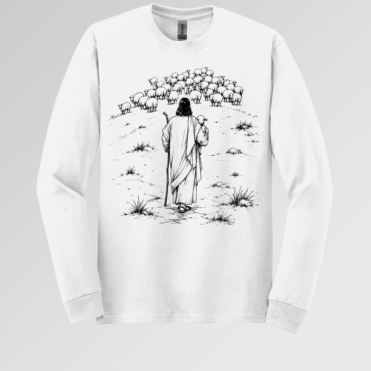 Jesus and Sheep 01
