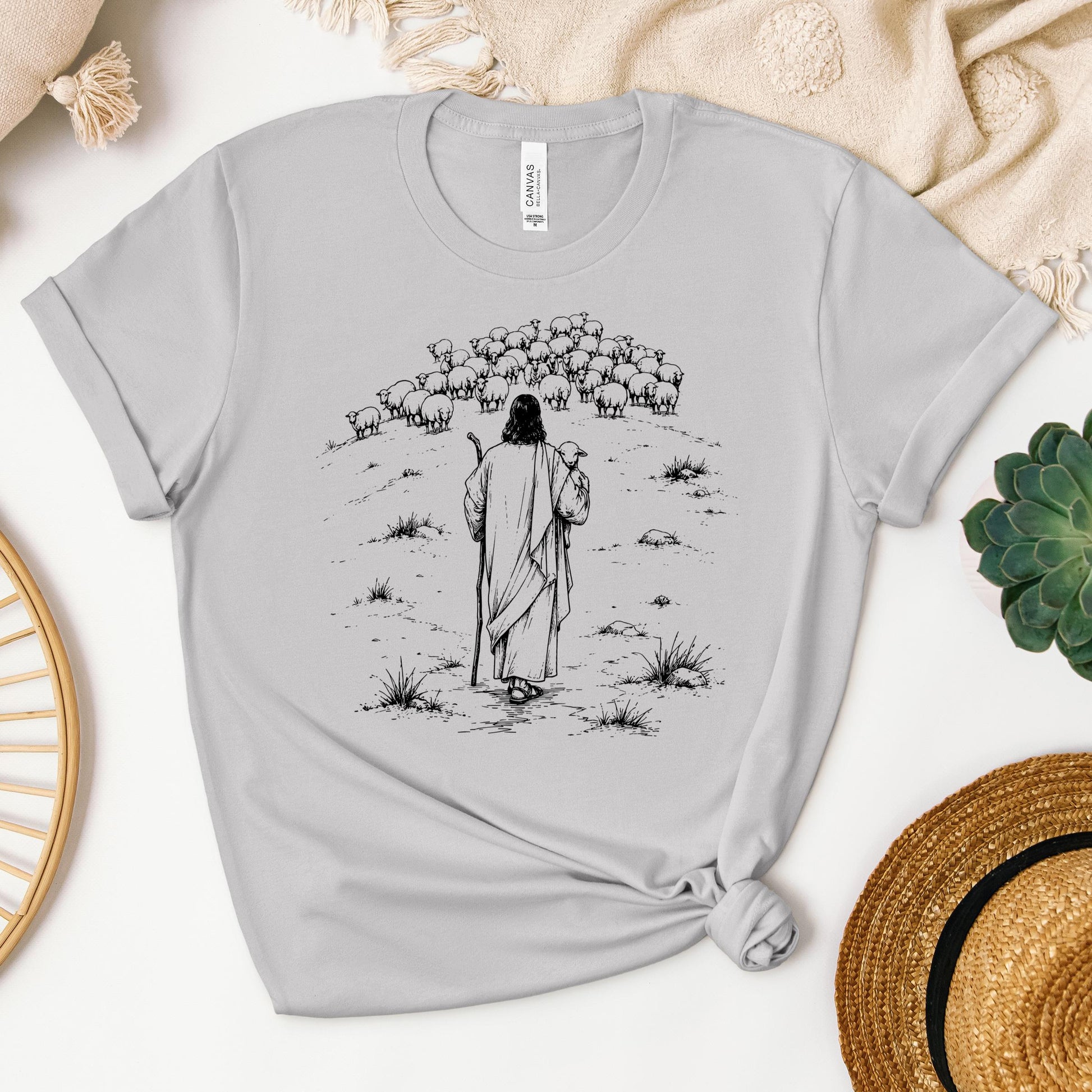 Jesus and Sheep 01