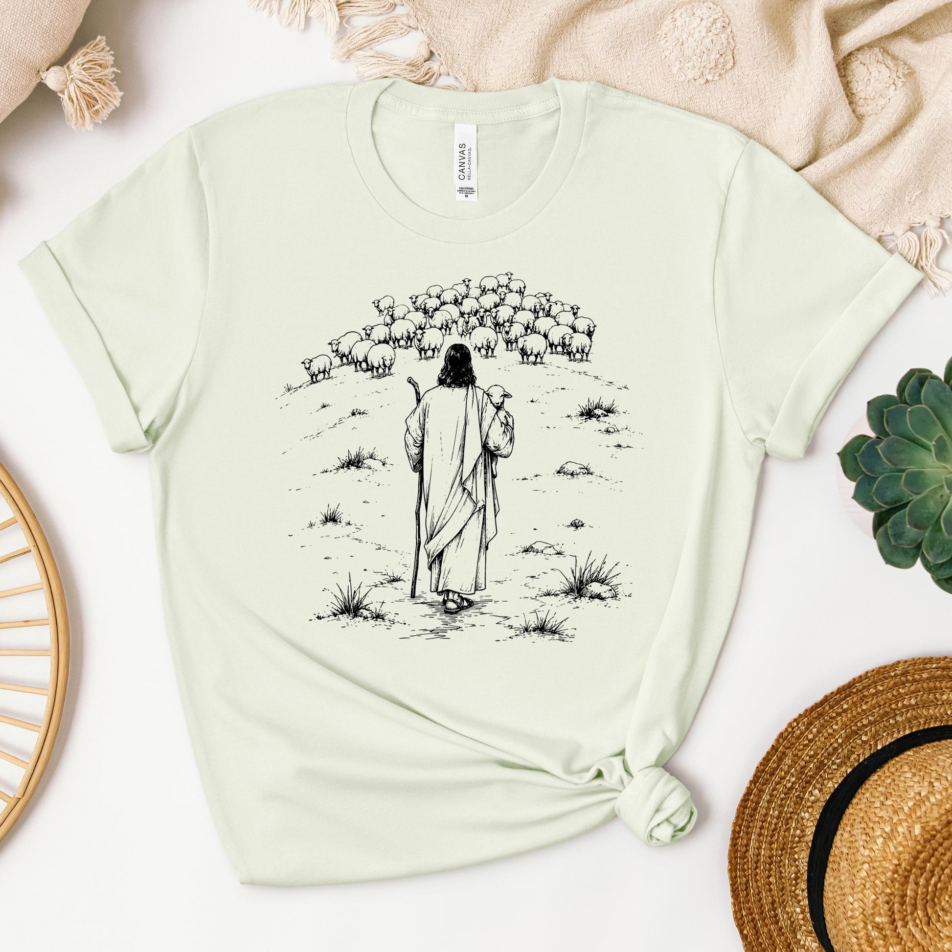 Jesus and Sheep 01
