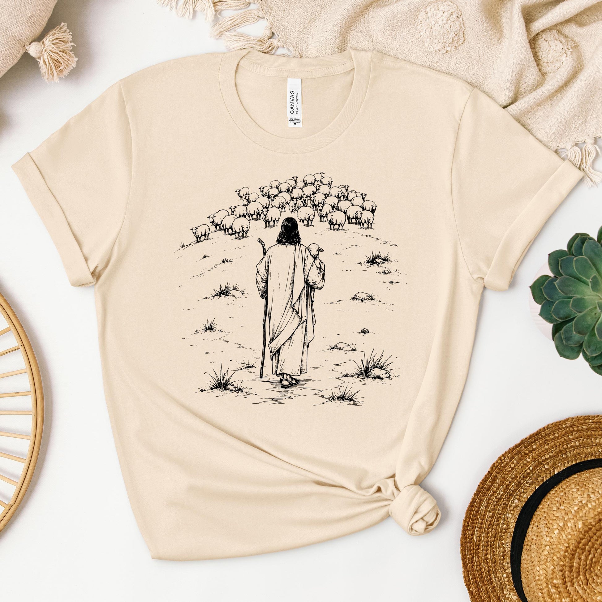 Jesus and Sheep 01