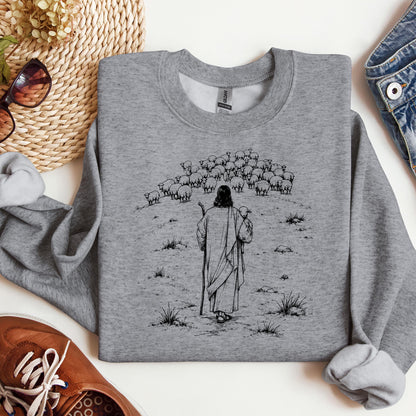 Jesus and Sheep 01