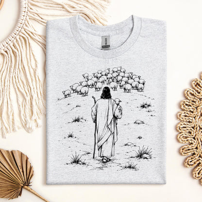 Jesus and Sheep 01