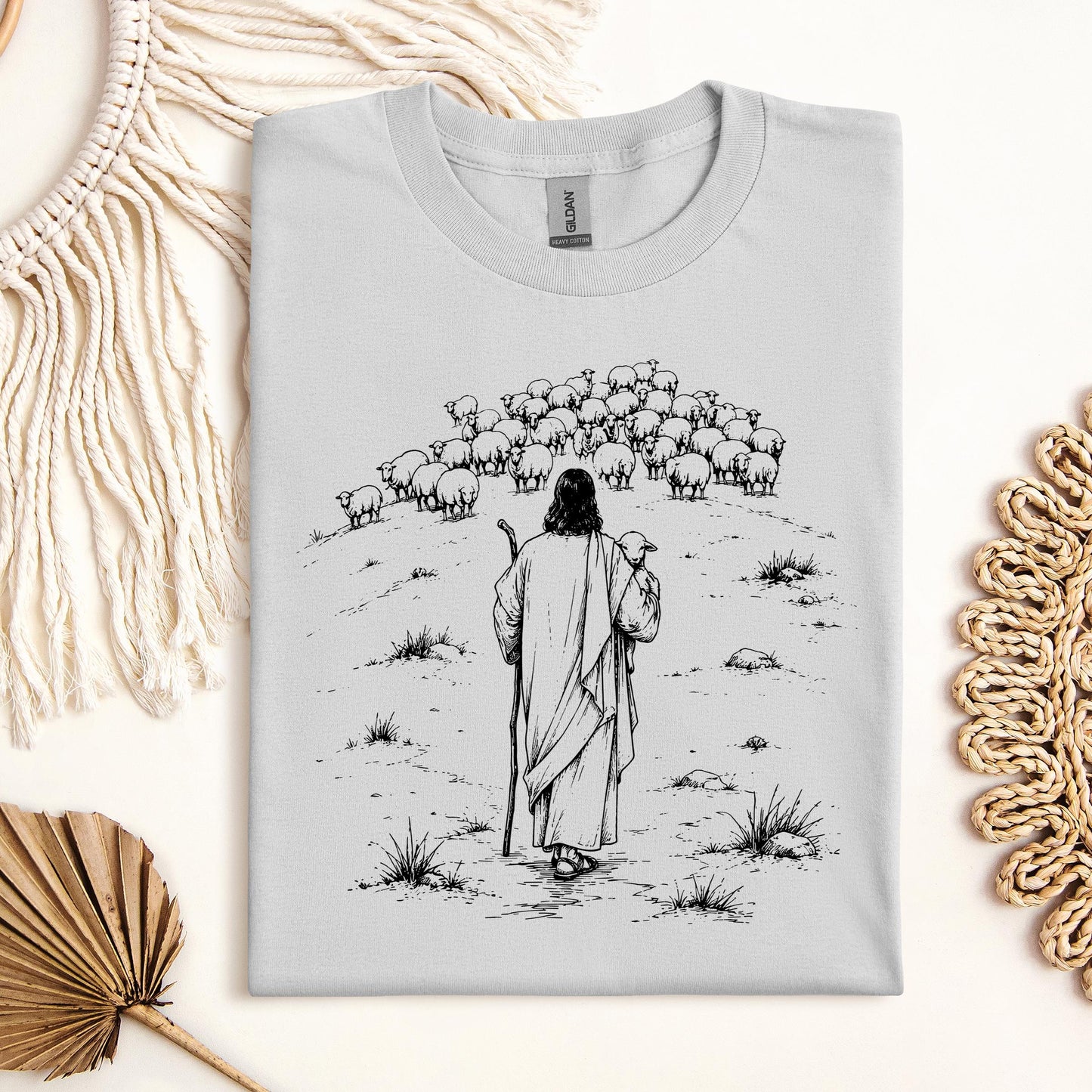 Jesus and Sheep 01