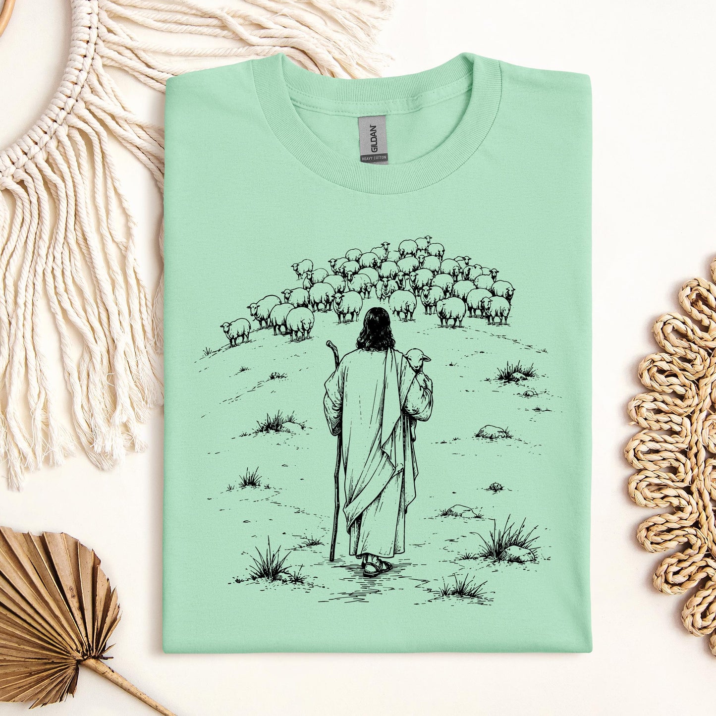 Jesus and Sheep 01