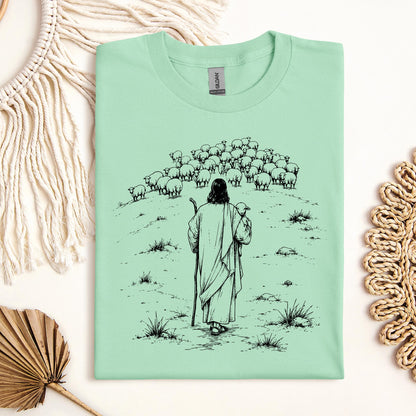 Jesus and Sheep 01
