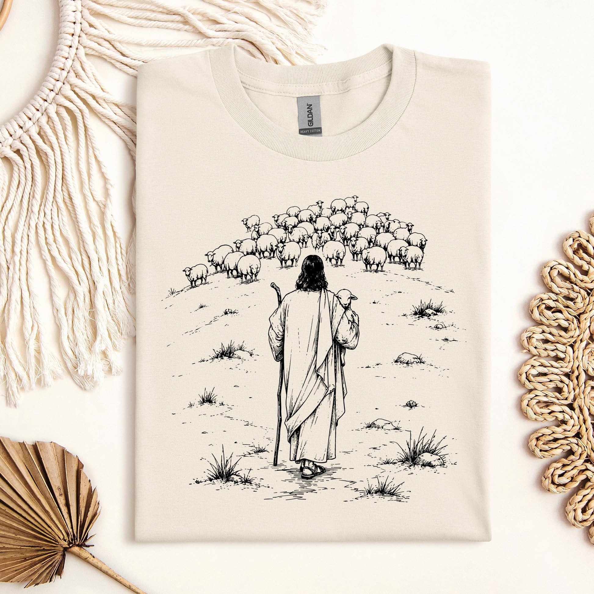 Jesus and Sheep 01