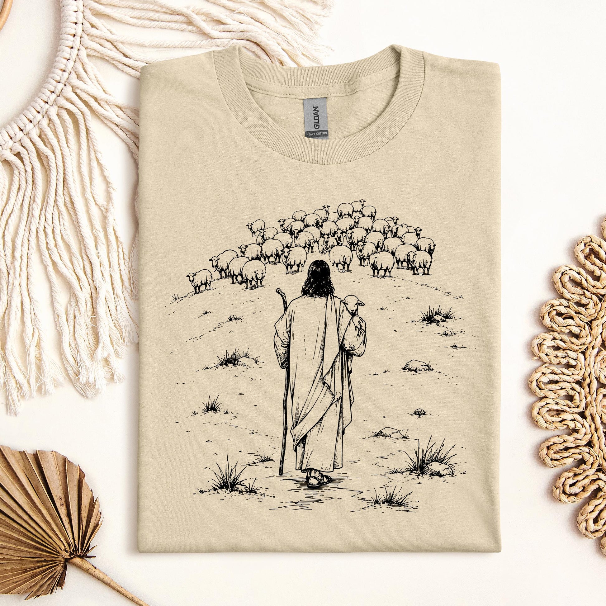 Jesus and Sheep 01