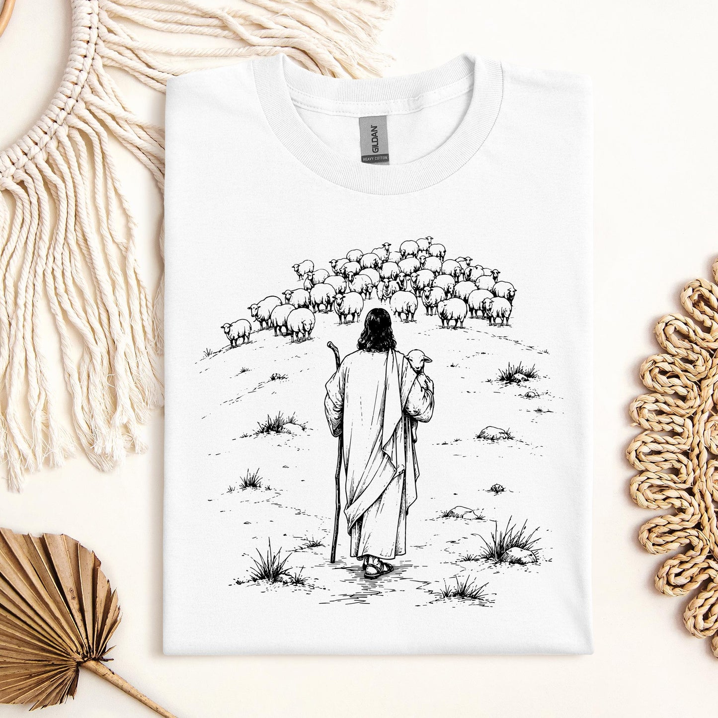 Jesus and Sheep 01