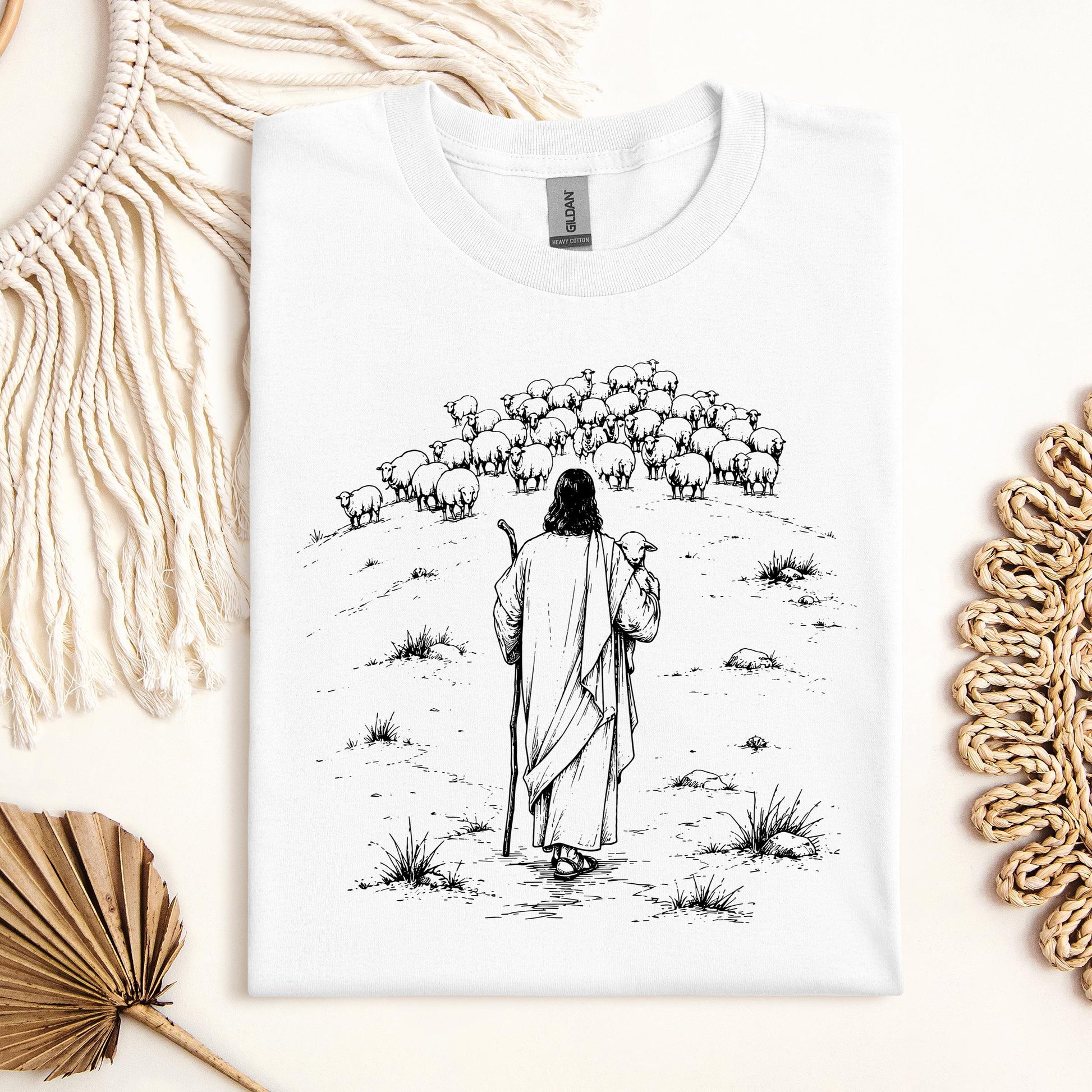 Jesus and Sheep 01