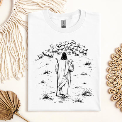 Jesus and Sheep 01