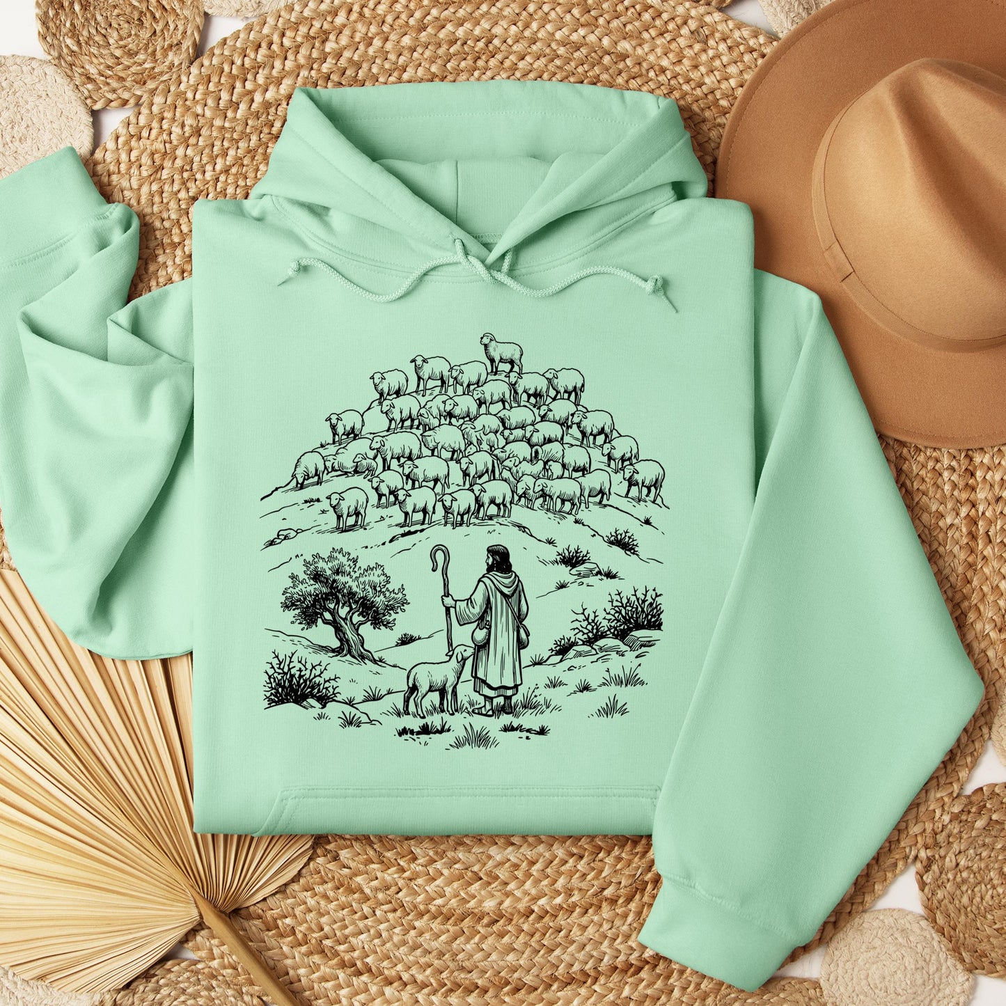 Jesus and Sheep 02
