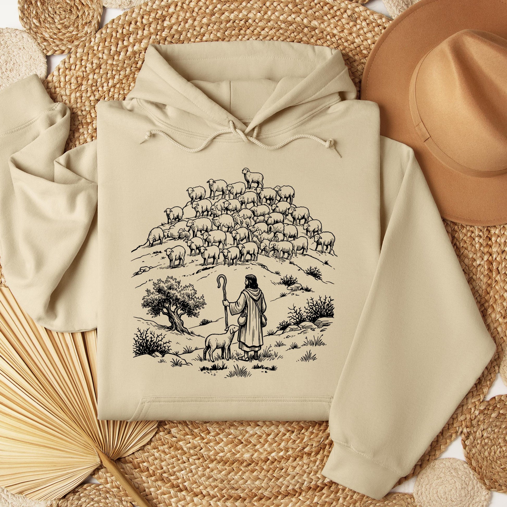 Jesus and Sheep 02