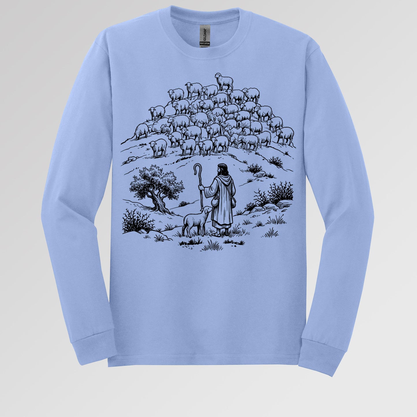 Jesus and Sheep 02