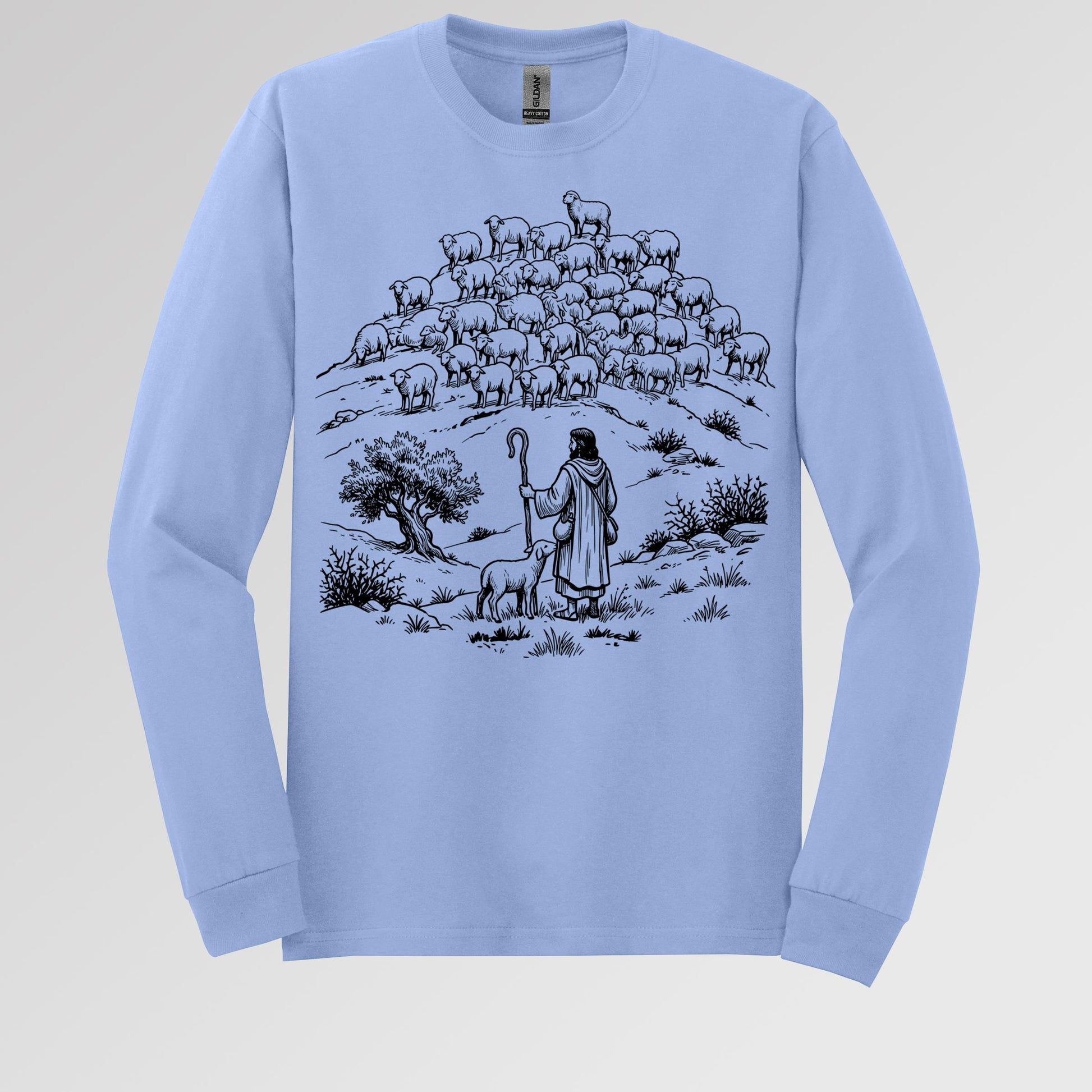 Jesus and Sheep 02