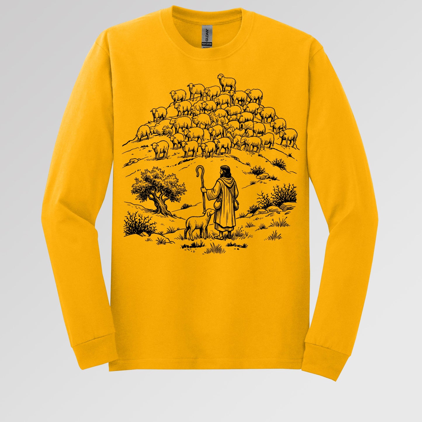 Jesus and Sheep 02