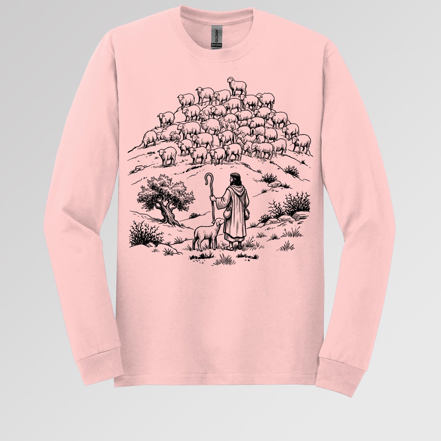 Jesus and Sheep 02