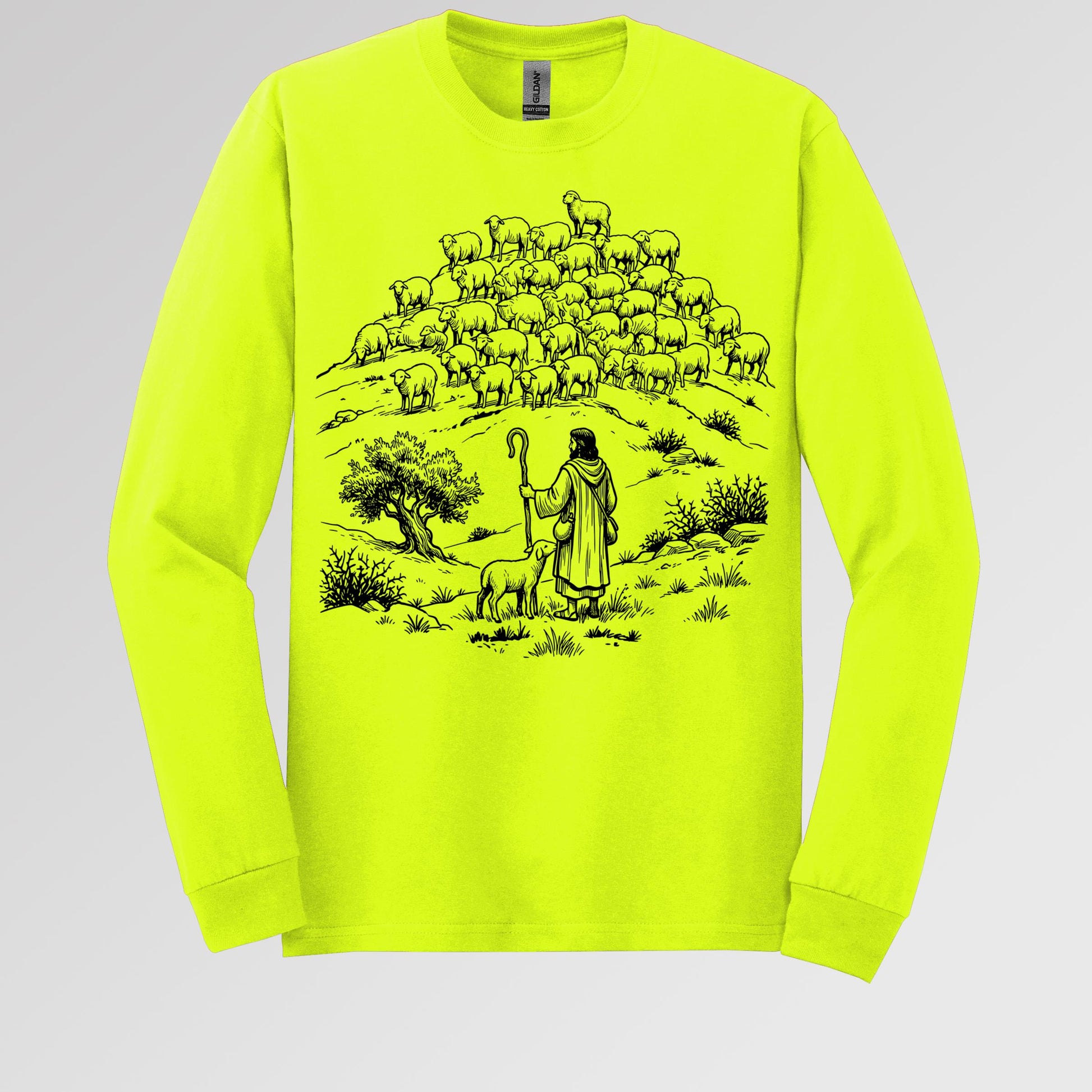 Jesus and Sheep 02
