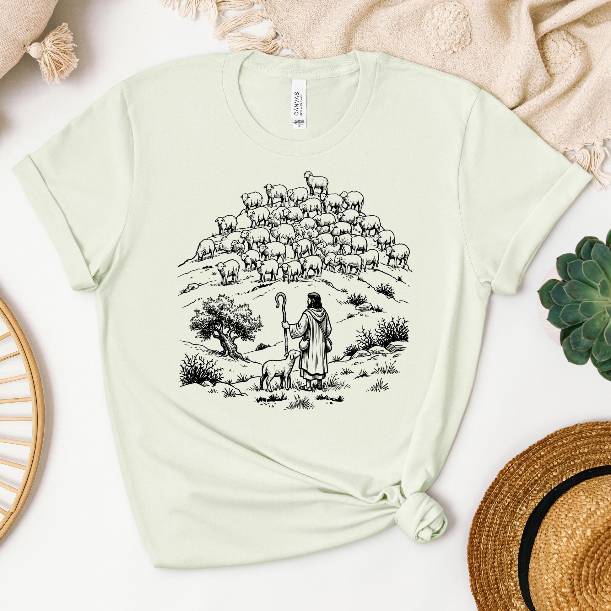 Jesus and Sheep 02