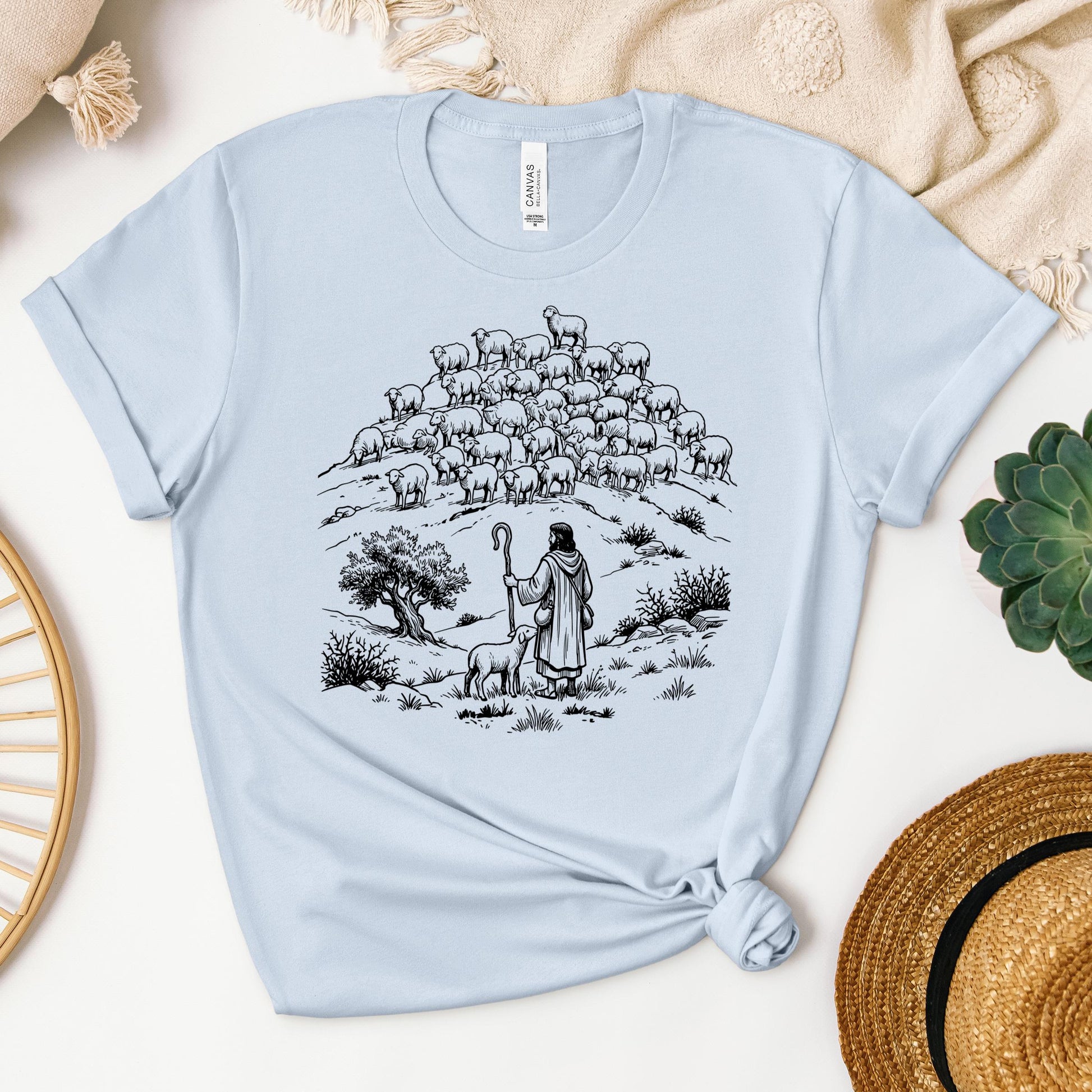 Jesus and Sheep 02