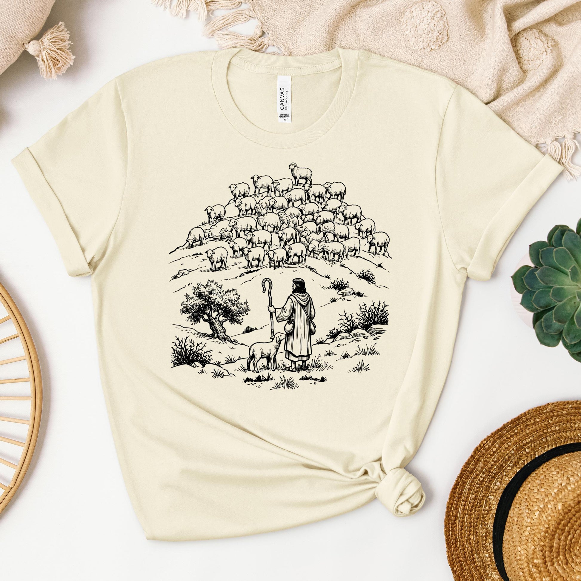 Jesus and Sheep 02