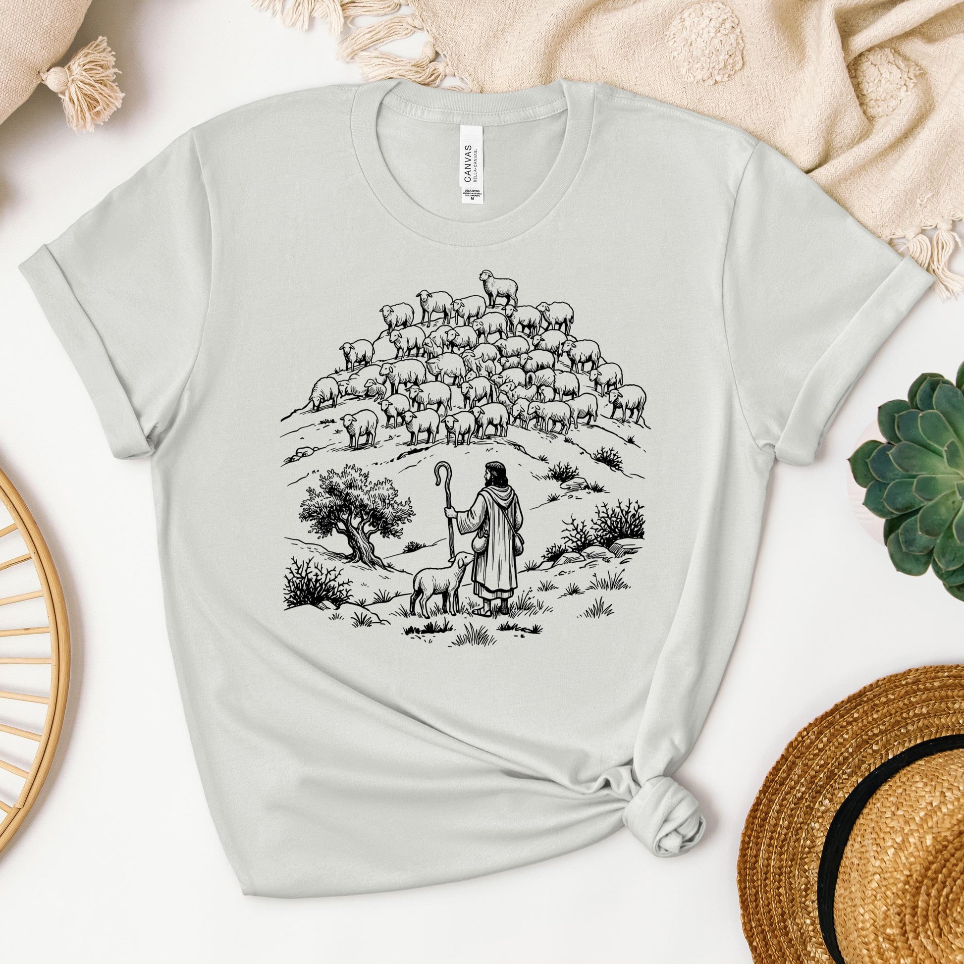 Jesus and Sheep 02