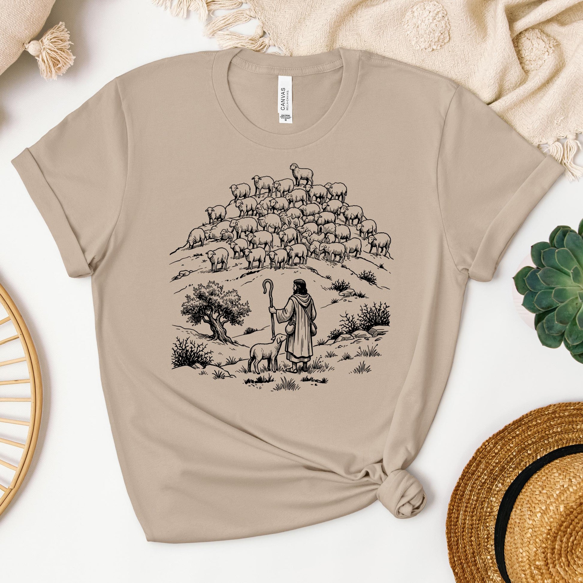 Jesus and Sheep 02