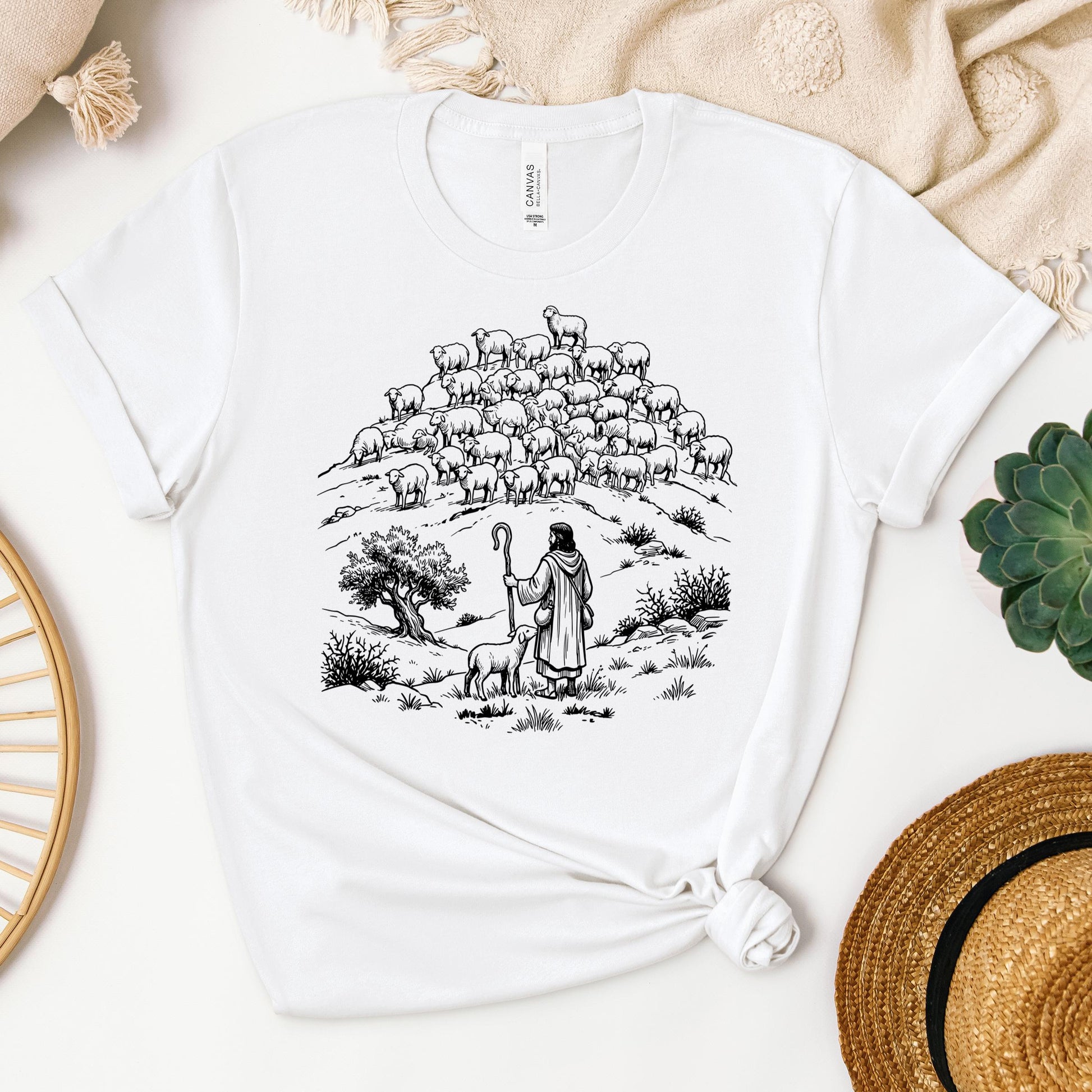Jesus and Sheep 02