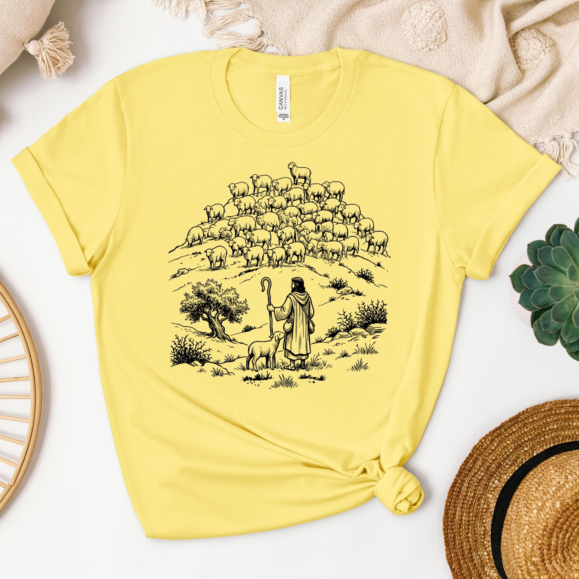 Jesus and Sheep 02