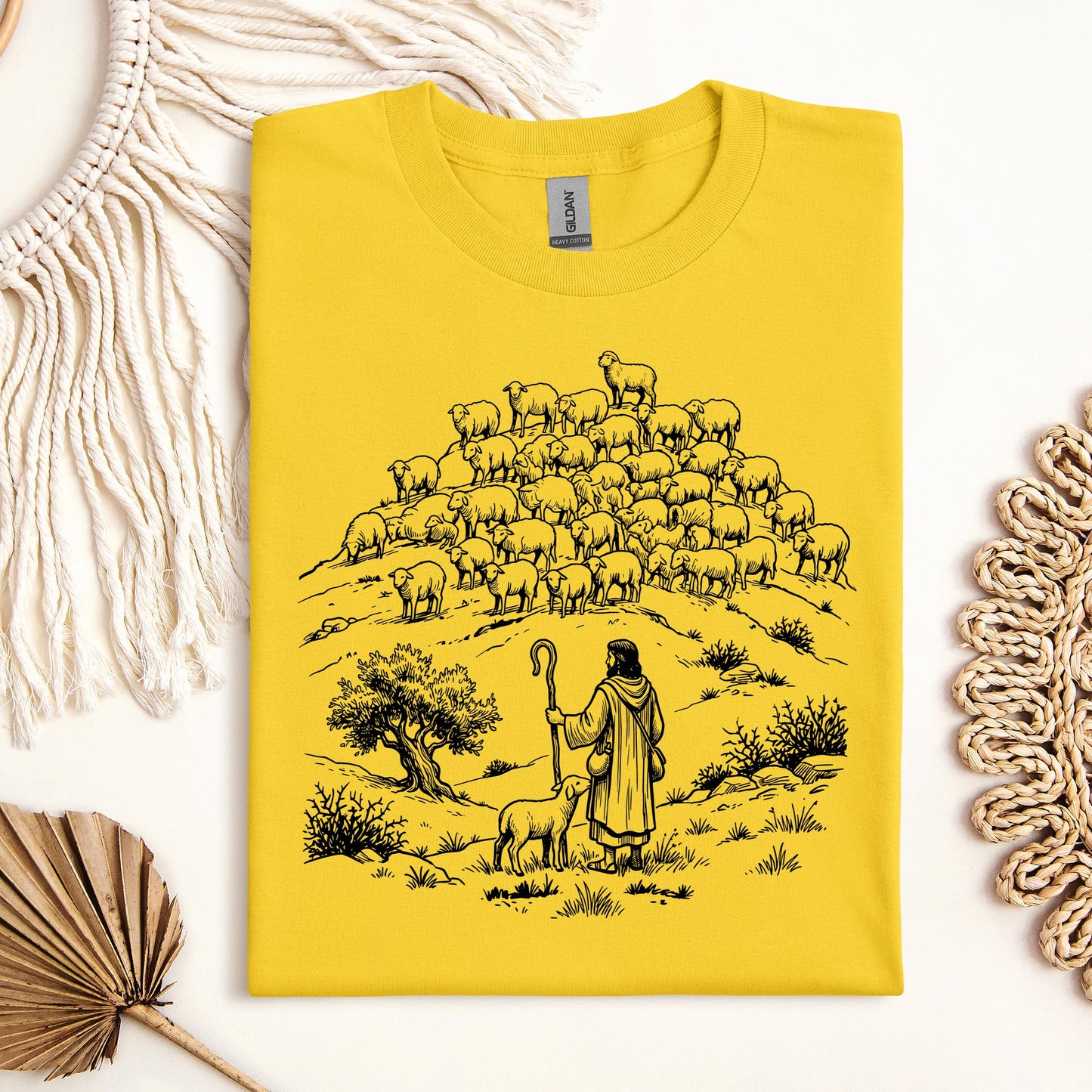 Jesus and Sheep 02