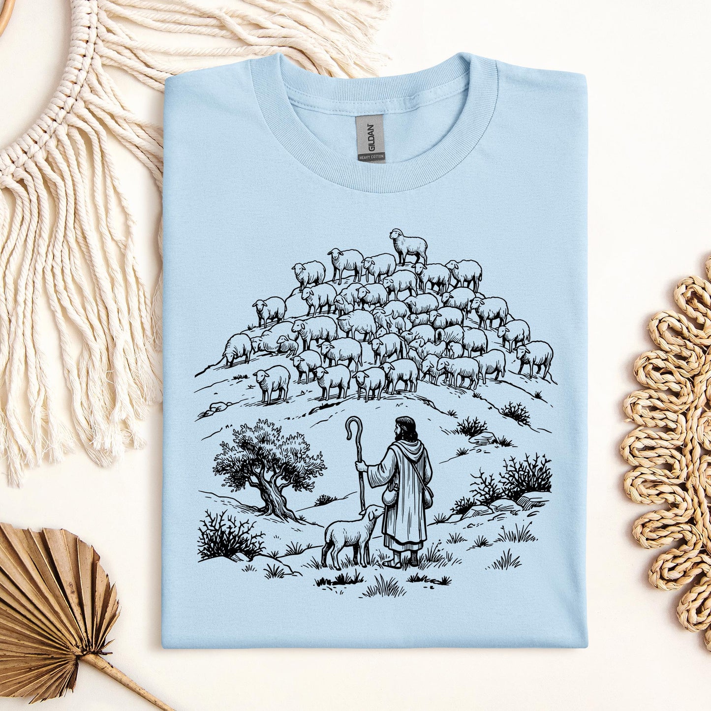 Jesus and Sheep 02