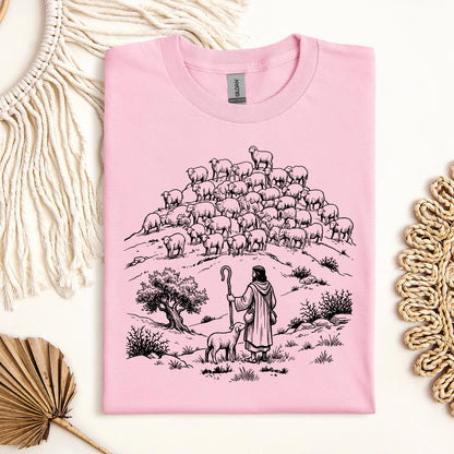 Jesus and Sheep 02