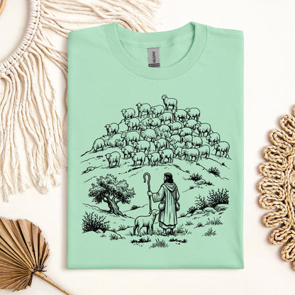 Jesus and Sheep 02