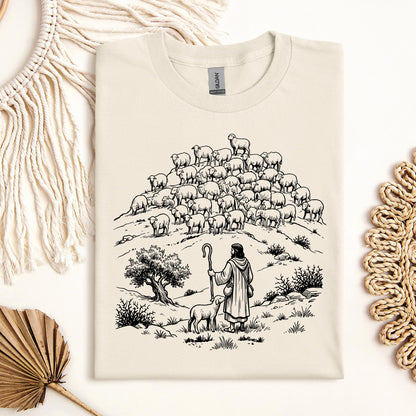 Jesus and Sheep 02