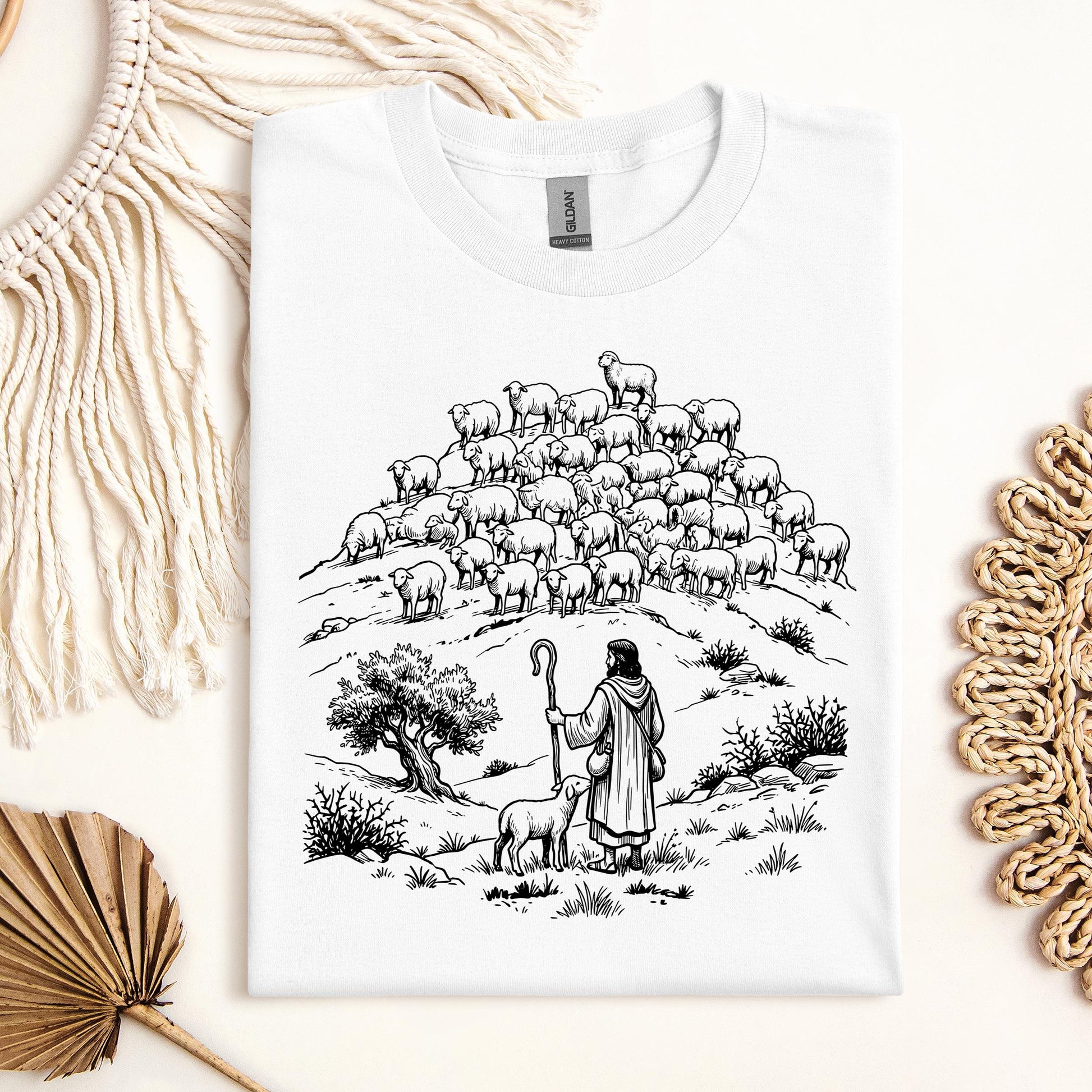 Jesus and Sheep 02