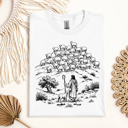 Jesus and Sheep 02