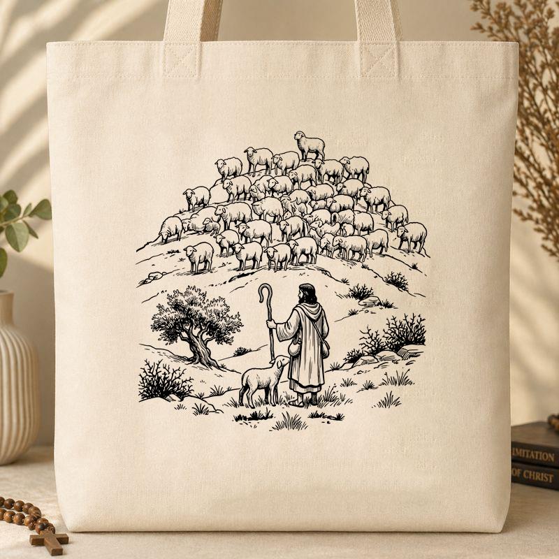 Jesus and Sheep 02