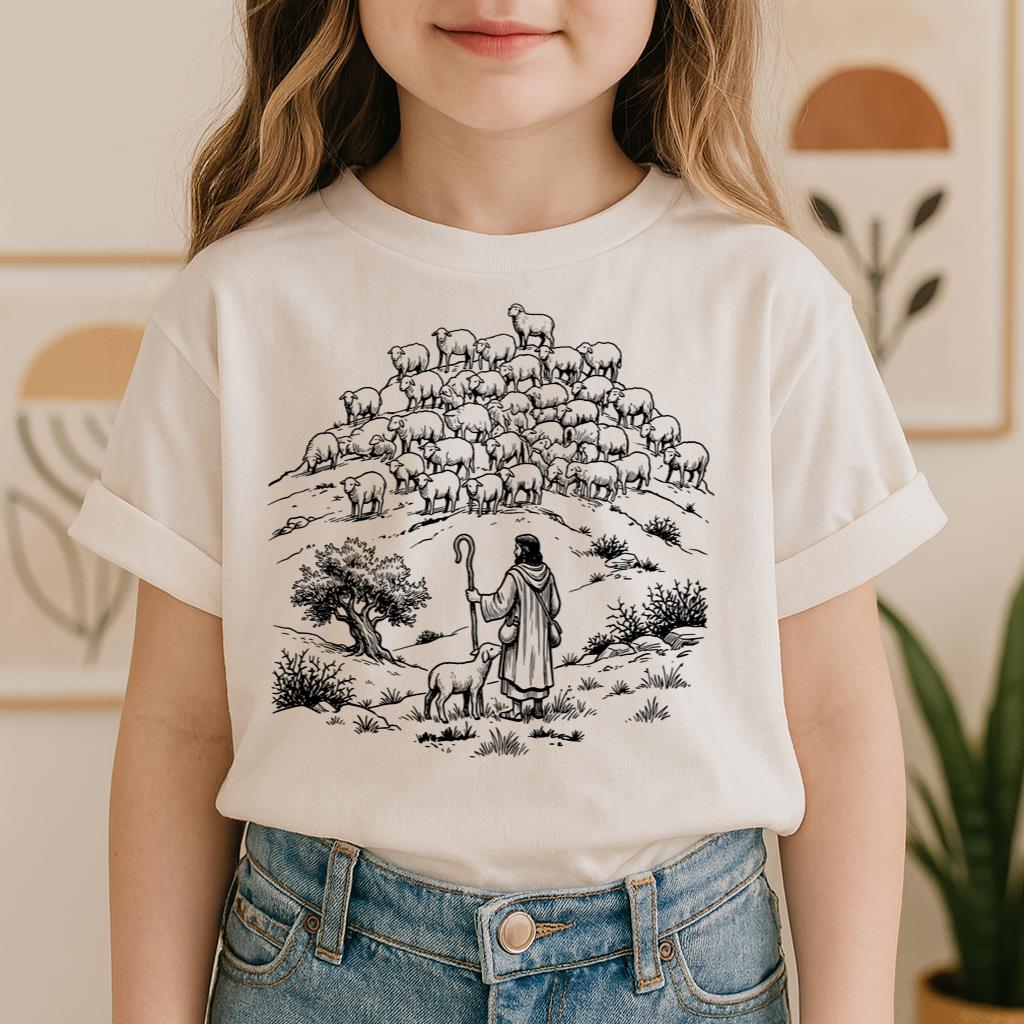 Jesus and Sheep 02