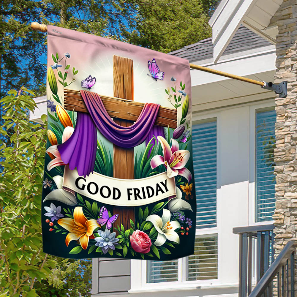 FLAGWIX  Good Friday Christian Cross Jesus Christ Flag