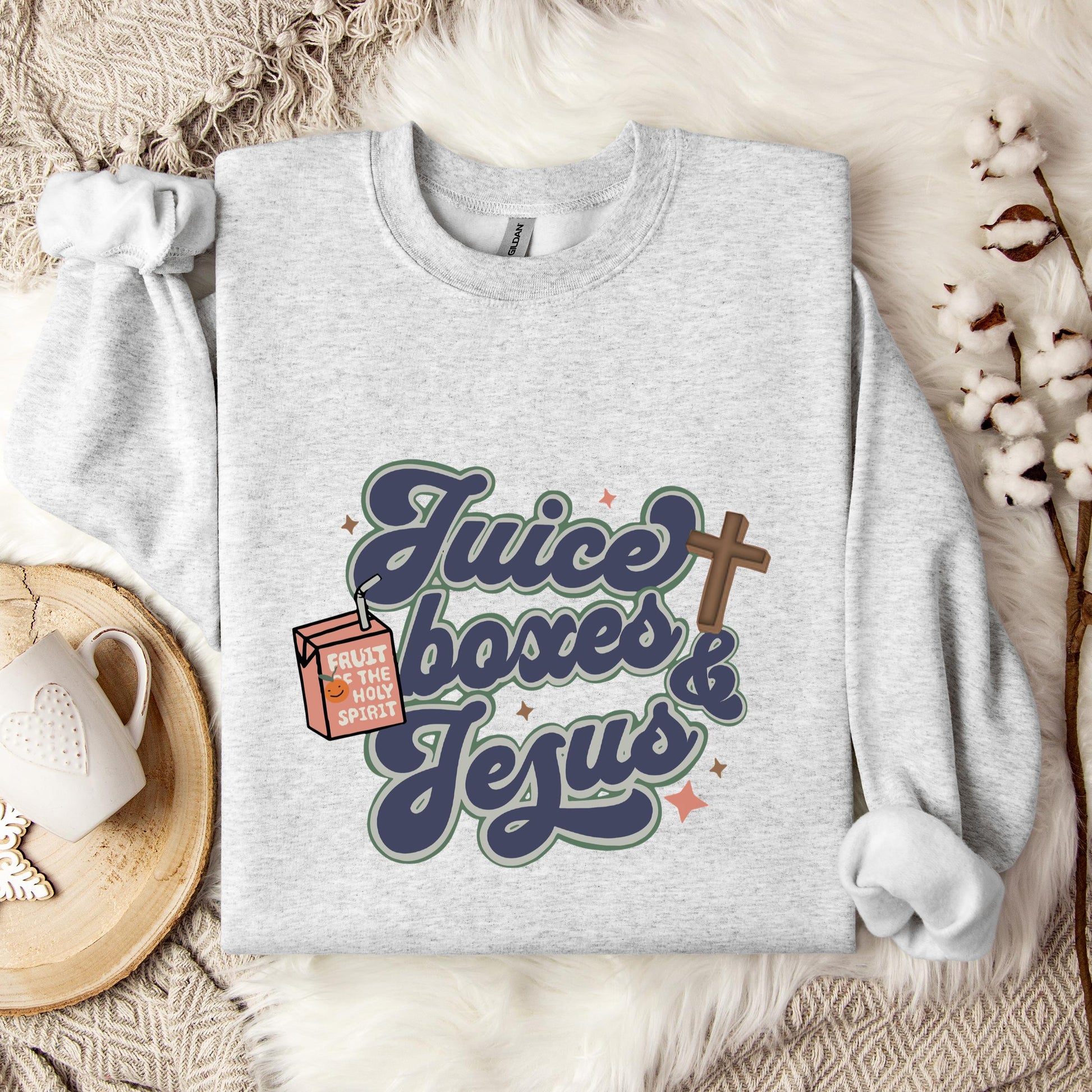Juice Boxes And Jesus Sweatshirt