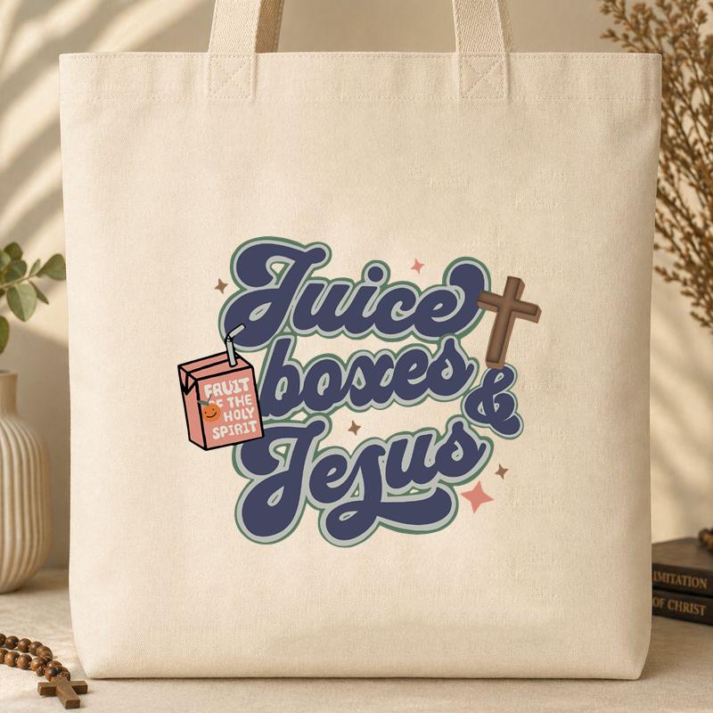 Juice Boxes And Jesus Tote Bag