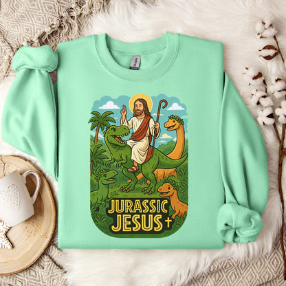Jurassic Jesus 01 Sweatshirt