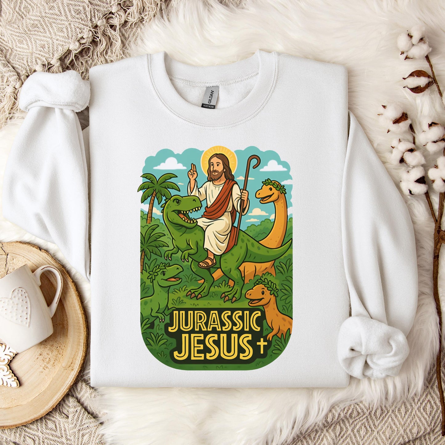 Jurassic Jesus 01 Sweatshirt
