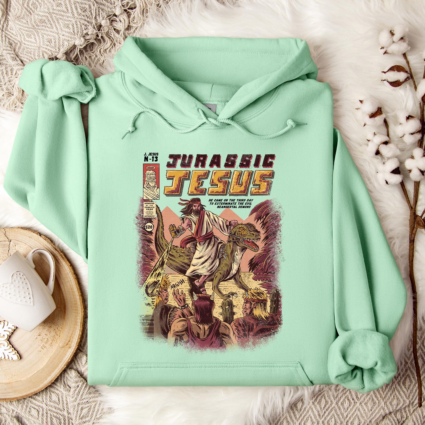 Jurassic Jesus Hoodie
