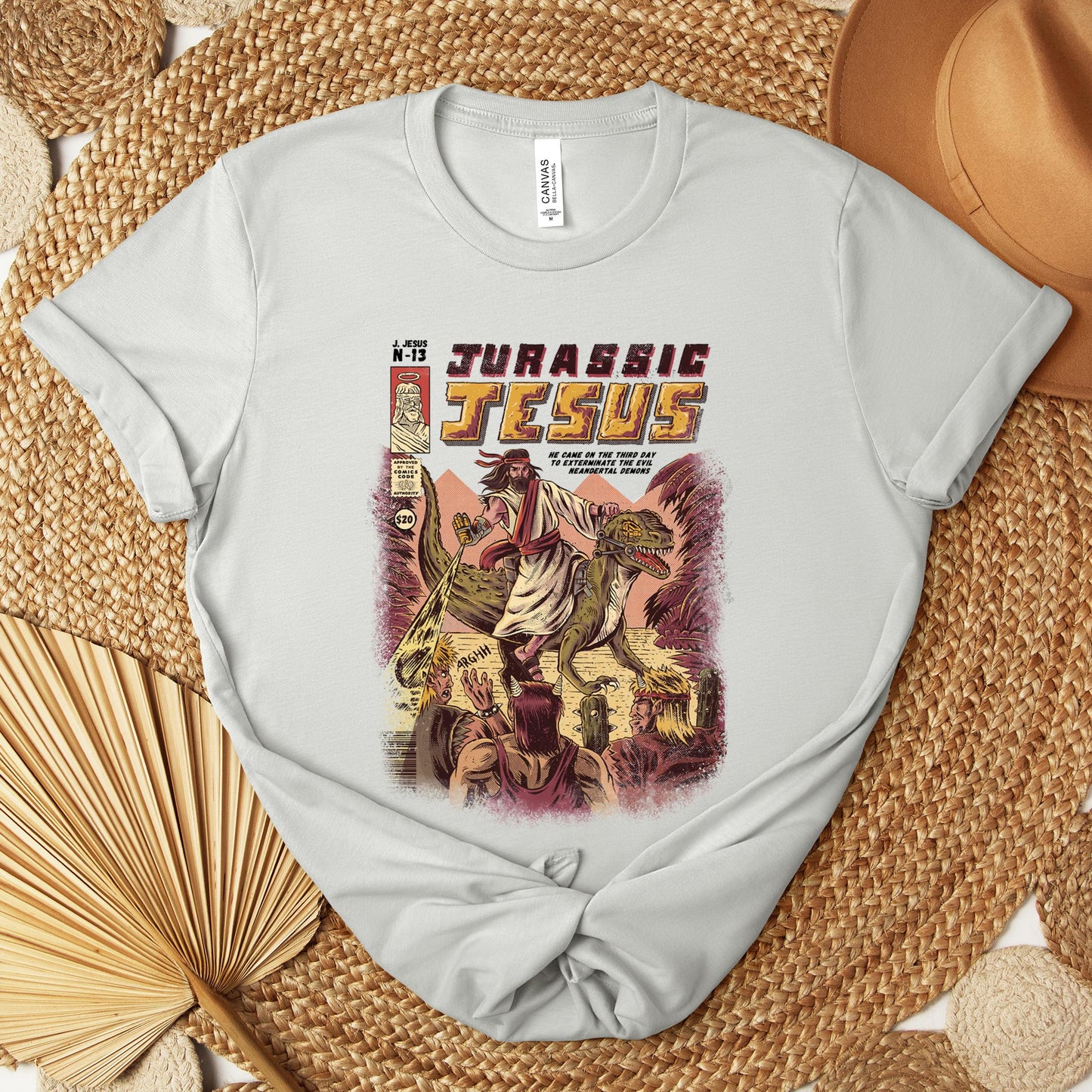 Jurassic Jesus Premium T-shirt
