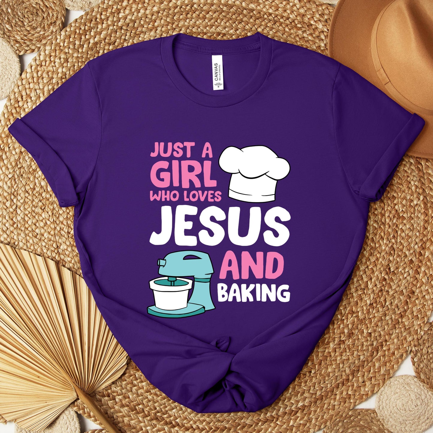 Just A Girl Who Loves Jesus And Baking 02 Premium T-shirt