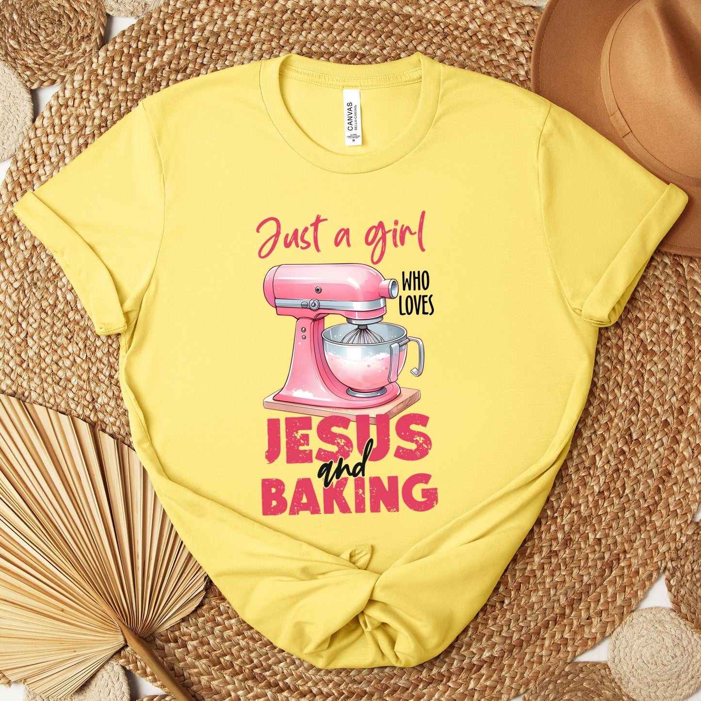Just A Girl Who Loves Jesus And Baking 03 Premium T-shirt
