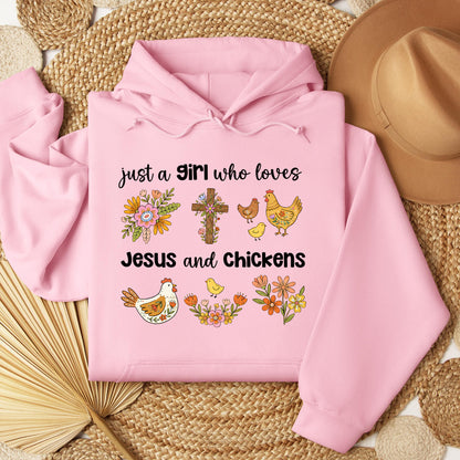 Just A Girl Who Loves Jesus And Chickens 01
