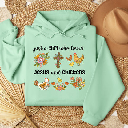 Just A Girl Who Loves Jesus And Chickens 01