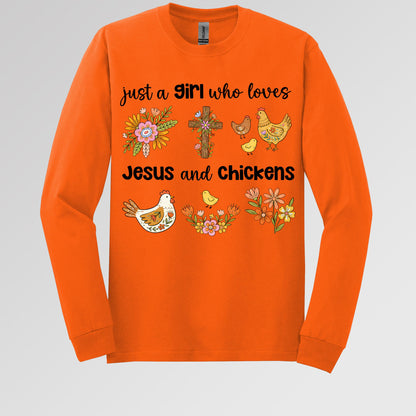 Just A Girl Who Loves Jesus And Chickens 01